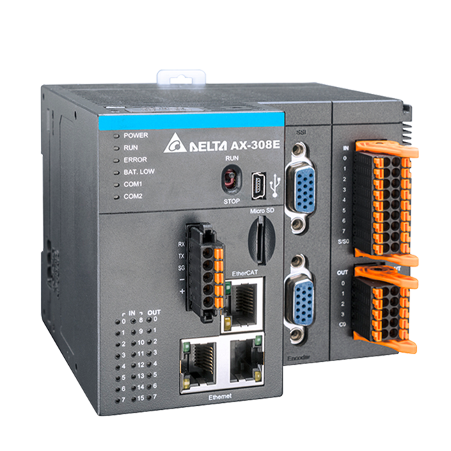 delta electronics automaçãoindustrial clp serieax codesys